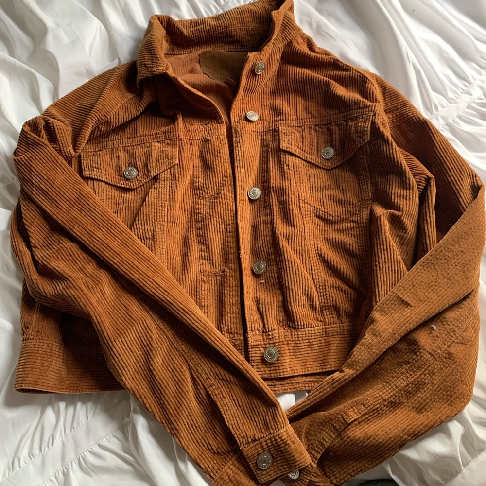 American Eagle Cropped Corduroy Jacket